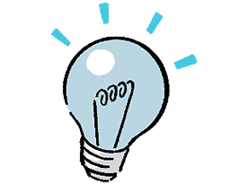 電球のイラスト