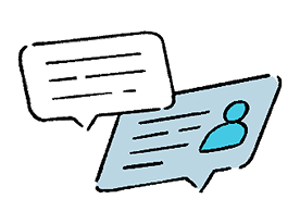 吹き出しのイラスト